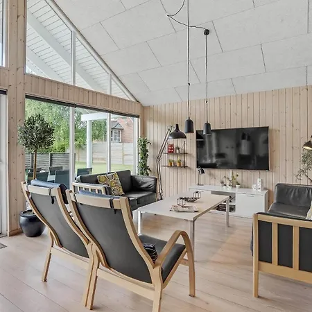 Beach Front Home In Sydals With Sauna Horuphav